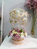 Caixa de flores com balão
