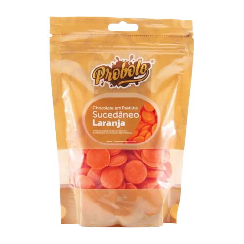 CHOCOLATE PASTILHA LARANJA 250G