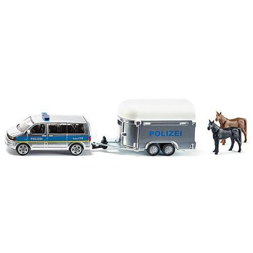 Carro da Policia Com Reboque Para Cavalos