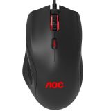 MOUSE ÓPTICO AOC GAMING GM200 4200DPI RGB PRETO C/FIO