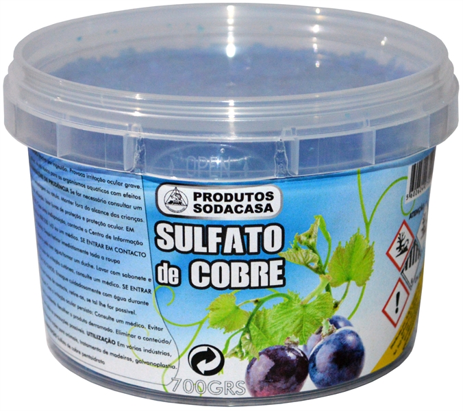 Sulfato Cobre Frasco 1 Kg