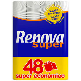 PAPEL HIGIENICO SUPER 48 ROLOS RENOVA