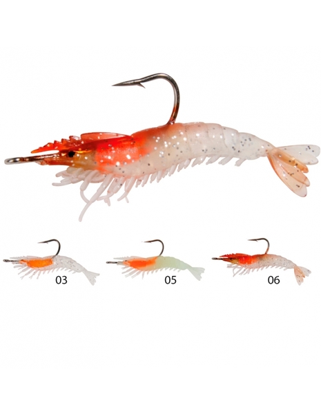 Hart RSF Glow Shrimp 3 Pcs - 55mm