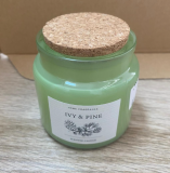 Vela perfumada com tampa de cortiça Ivy & Pine 