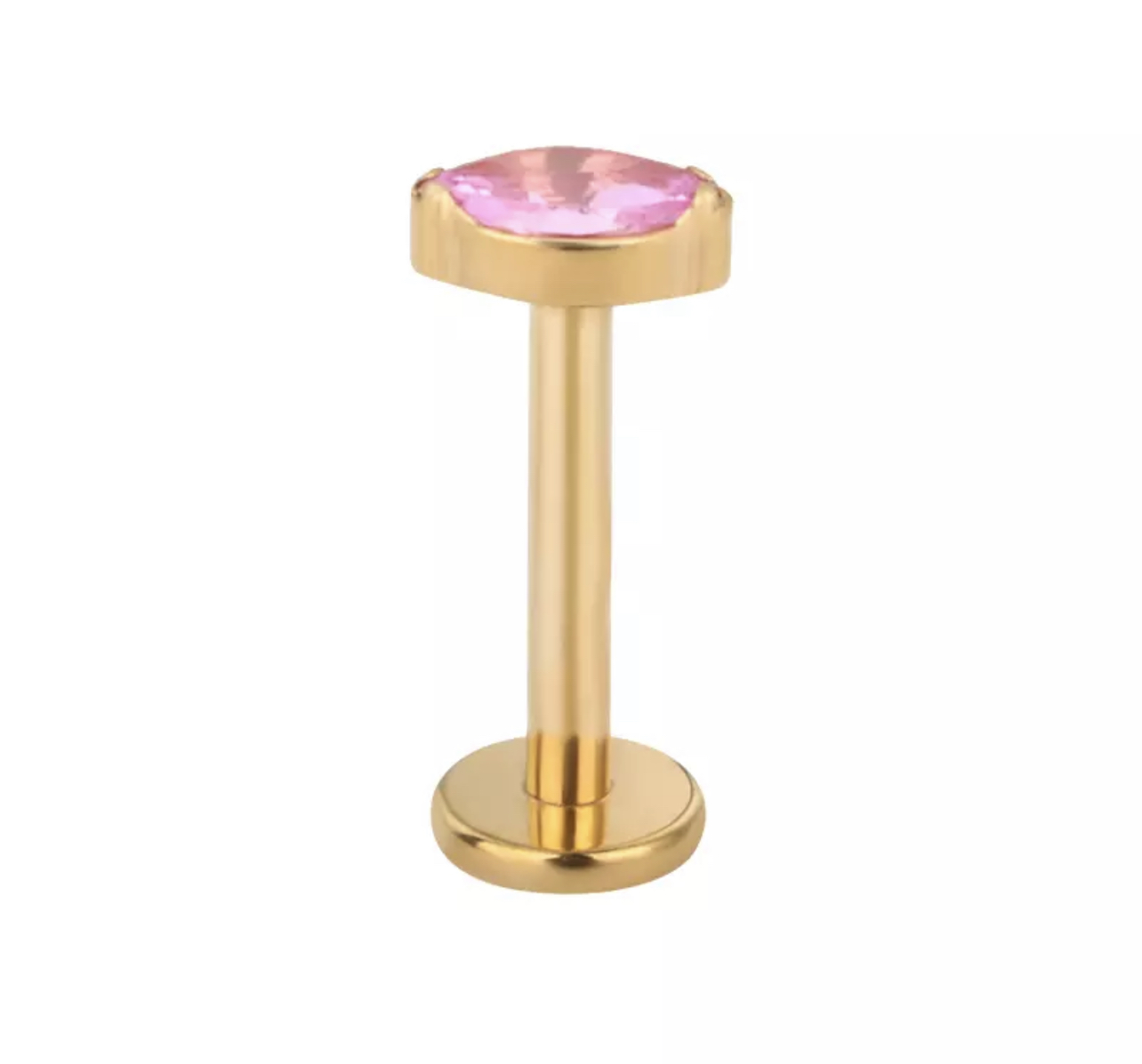 Piercing Pingo luz pink gold - titanio 