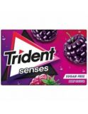 CHICLETES TRIDENT SENSES BERRY