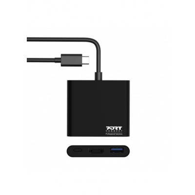 DOCK.STAT. MINI PORT CONNECT TYPE C HDMI+USB3+USB-C PD