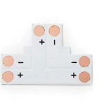 Conector em T p/soldar fita led 10mm