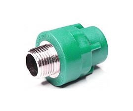 Casquilho Macho 25x1/2 PPR Verde