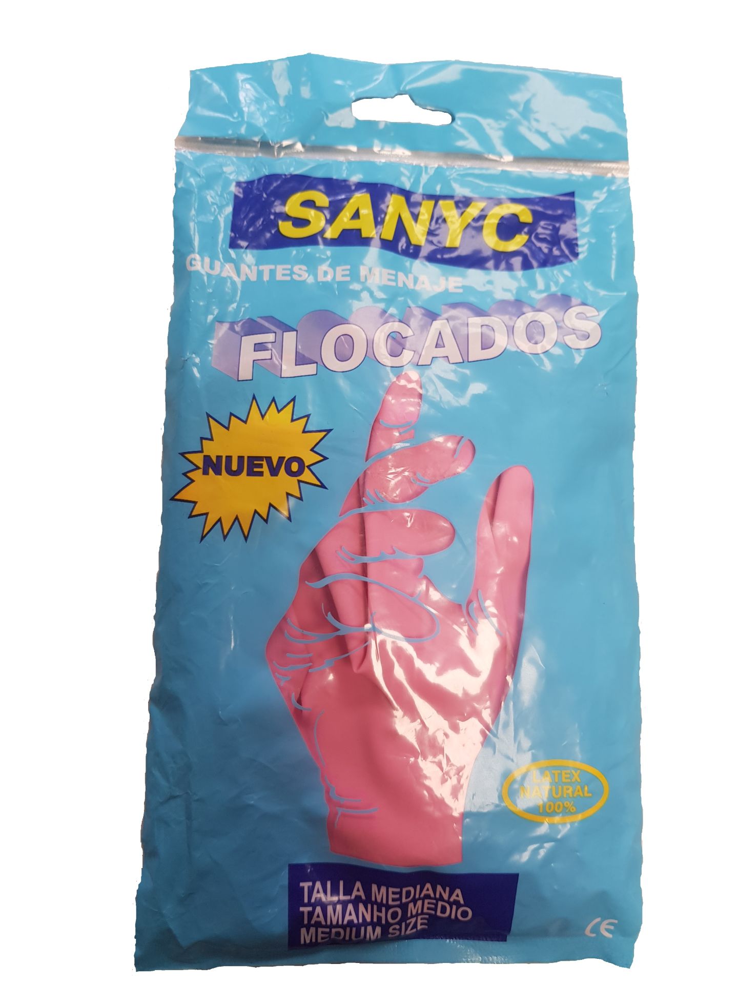 Luva T/Pequeno Rosa Folcado Sanyc