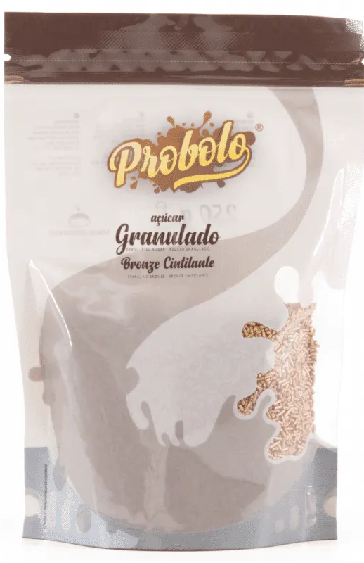 AÇÚCAR GRANULADO BRONZE CINTILANTE 250GR