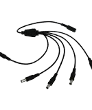 Cabo divisor 12V DC 5saidas