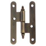 Dobradiça Mod.408-C 100mm ESQ Aço Latonado Mate