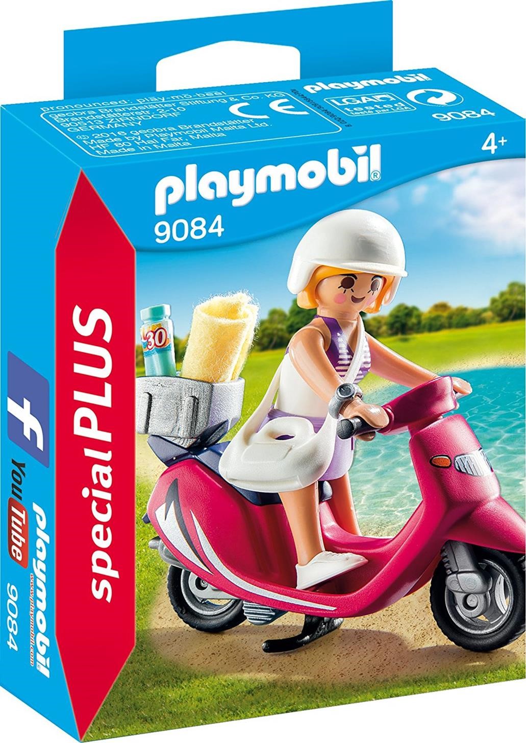 Playmobil Mulher Scooter