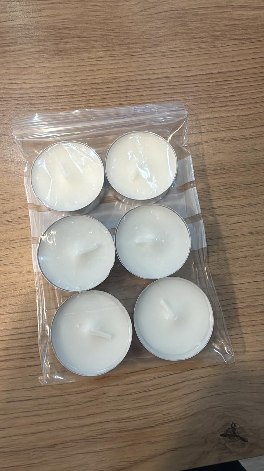 Vela pequena 6 unidades 