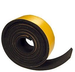 FITA BORRACHA EPDM C/ADESIVO 5X20MM