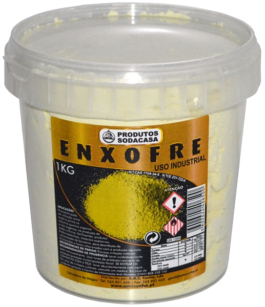 Enxofre Balde 1 Kg