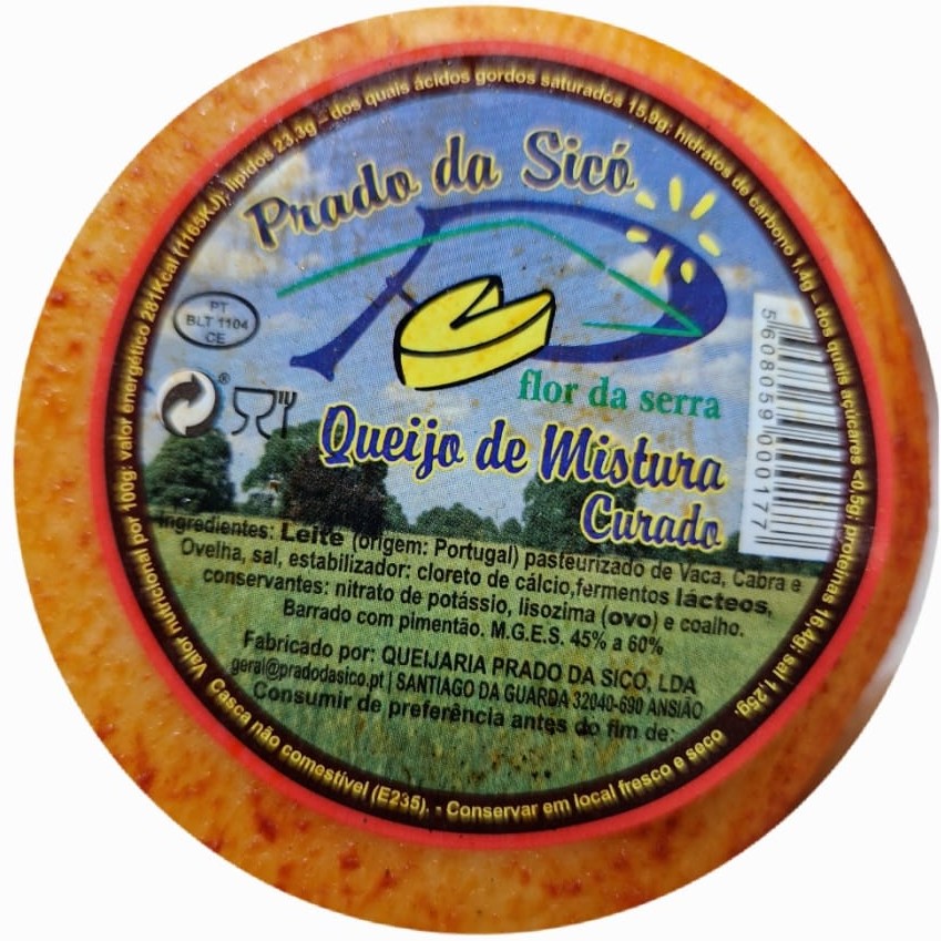 QUEIJO MISTURA CURADO "PRADO DA SICÓ" APIMENTADO 300GR