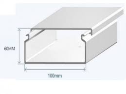 Calha 100X60 branca