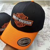 BONÉ HD BORDADO LARANJA E PRETO 