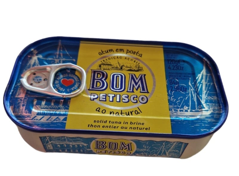 ATUM BOM PETISCO AO NATURAL LATA 120Gr 