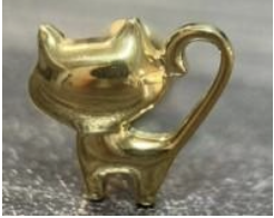 Piercing GATO GOLD