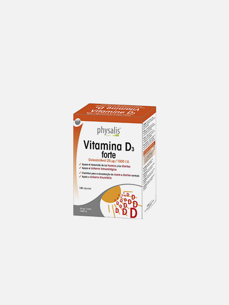 Vitamina D3 Forte 100 cápsulas