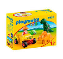 PLAYMOBIL 1 2 3 2 DINOSSAUROS