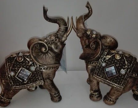 figura decorativa elefante 17x7,2x17