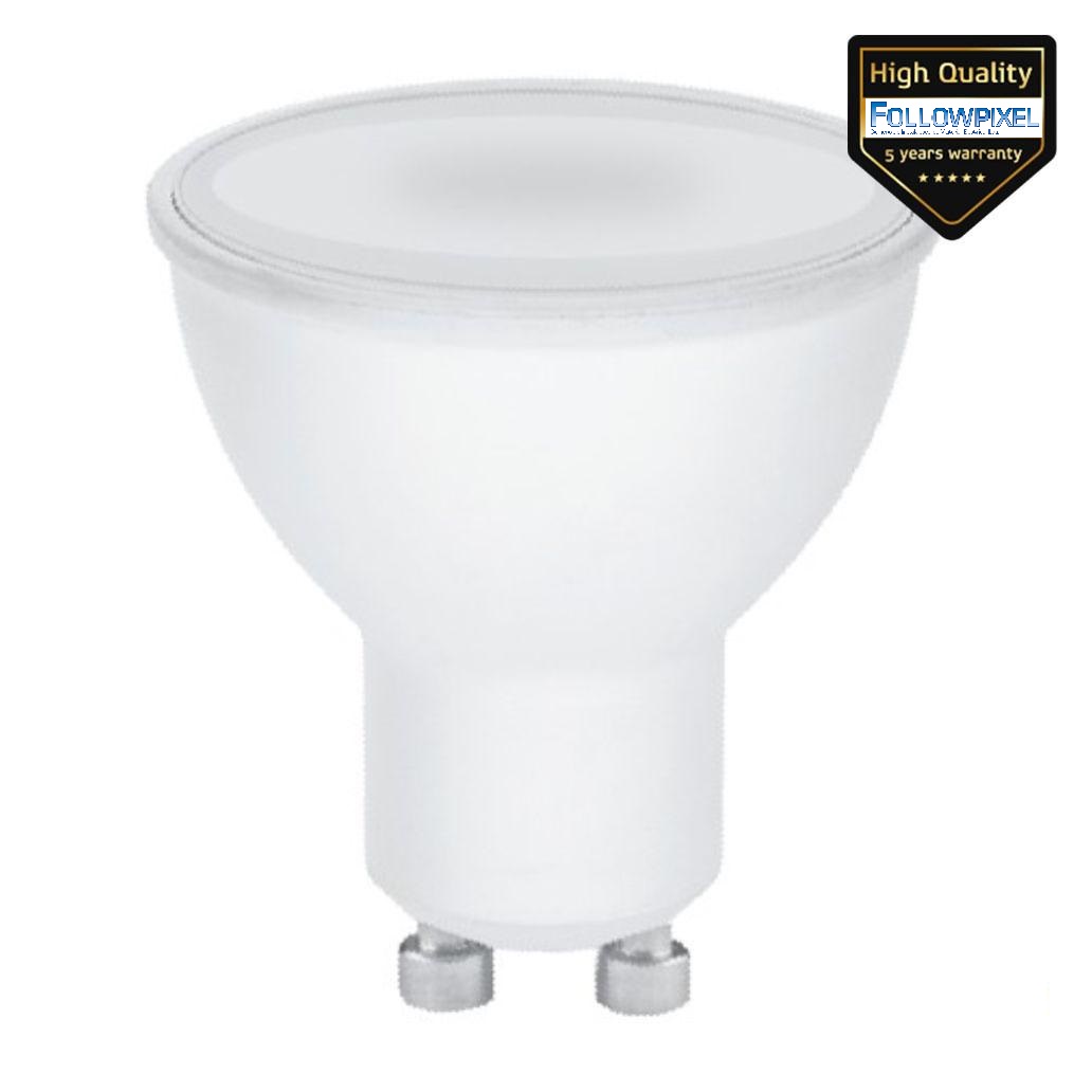 Lampada led GU10 dimável 7W 3000K 