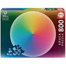 Round Puzzle arco-iris 800 pcs