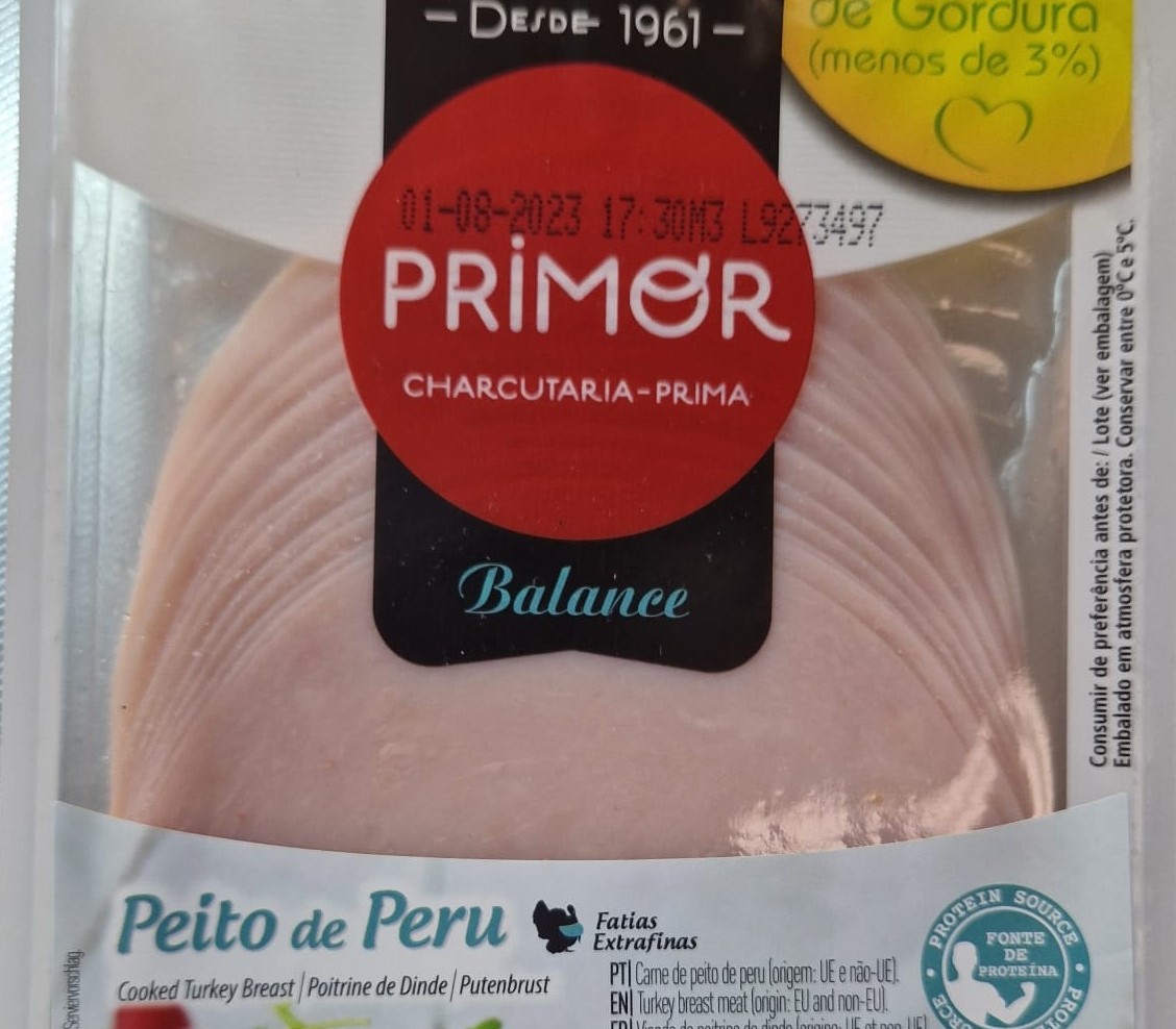 FIAMBRE  PEITO DE PERU FATIAS PRIMOR 150GR 