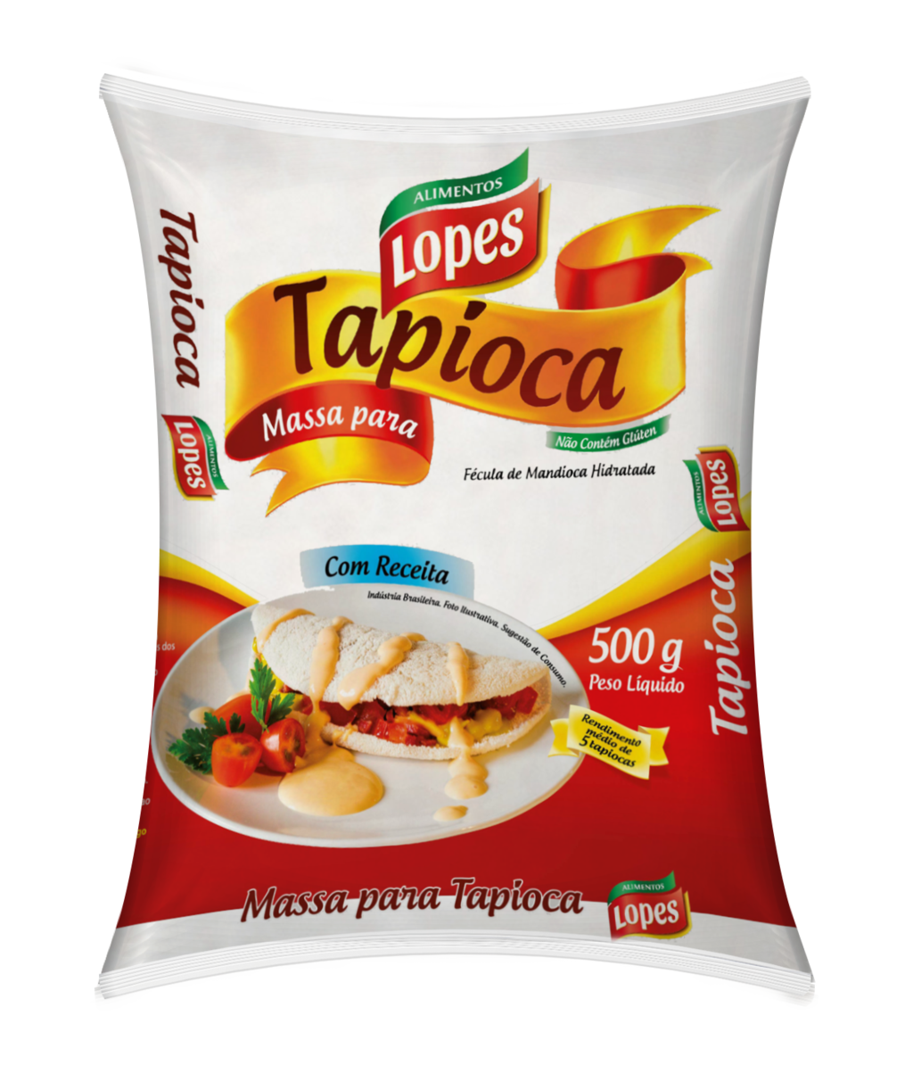  MASSA P/ TAPIOCA ALIMENTOS LOPES 500 g