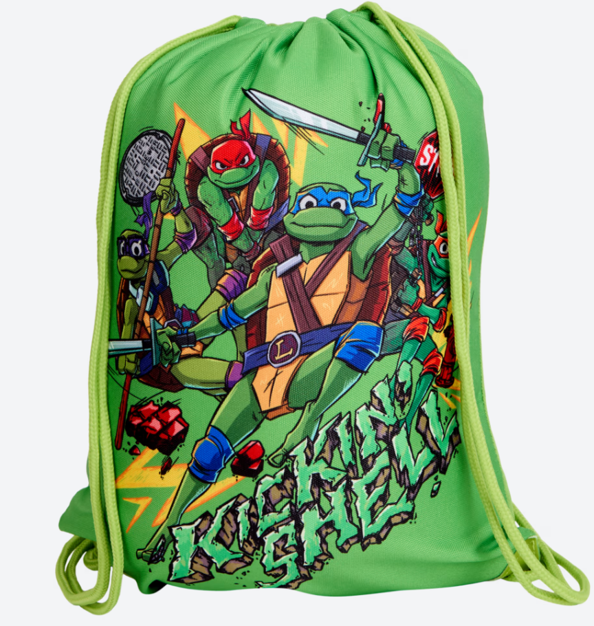 Saco Mochila Tartarugas Ninja 32x40cm 