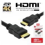 Cabo HDMI dourado macho/mach 2.2 4K 3M 