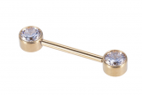 Piercing Barra Mamilo Luz Gold G