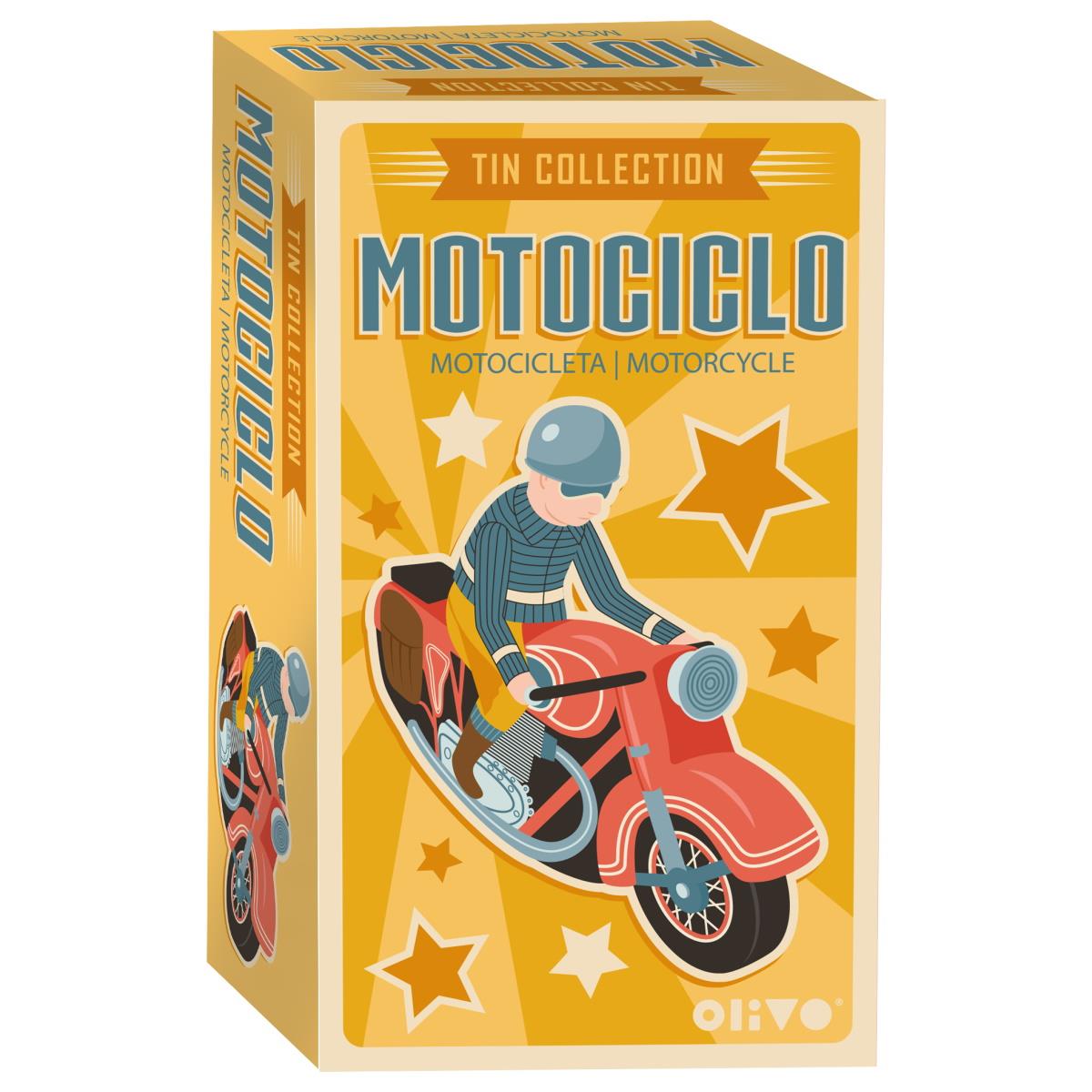 MOTOCICLO COLEÇÃO DE LATA 