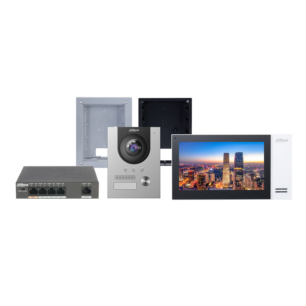 KIT DE VIDEOPORTEIRO IP DAHUA