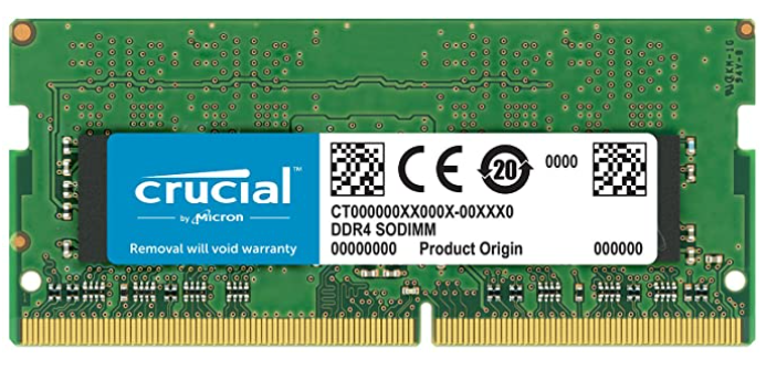 Memória de 16 GB DDR4 2400 MT/sDR x8 SODIMM 3200 MHZ