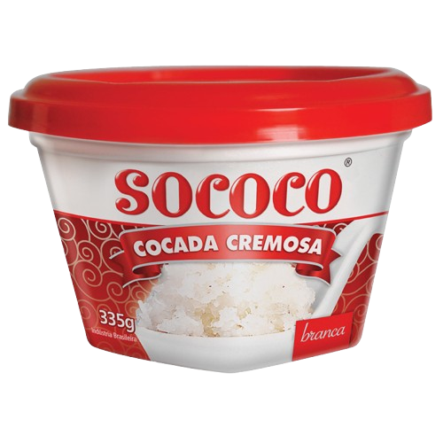 DOCE COCADA BRANCA CREMOSA SOCOCO 335G