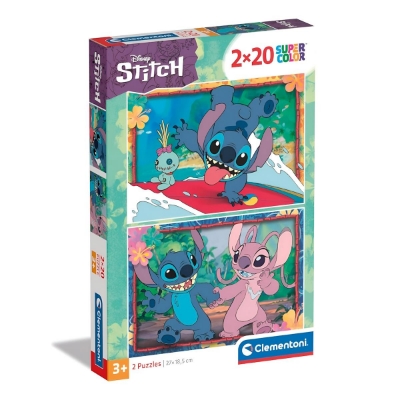 PUZZLE 2X20 STITCH DISNEY 24809