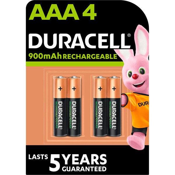 PILHAS RECARREGÁVEL 900MAH DURACELL