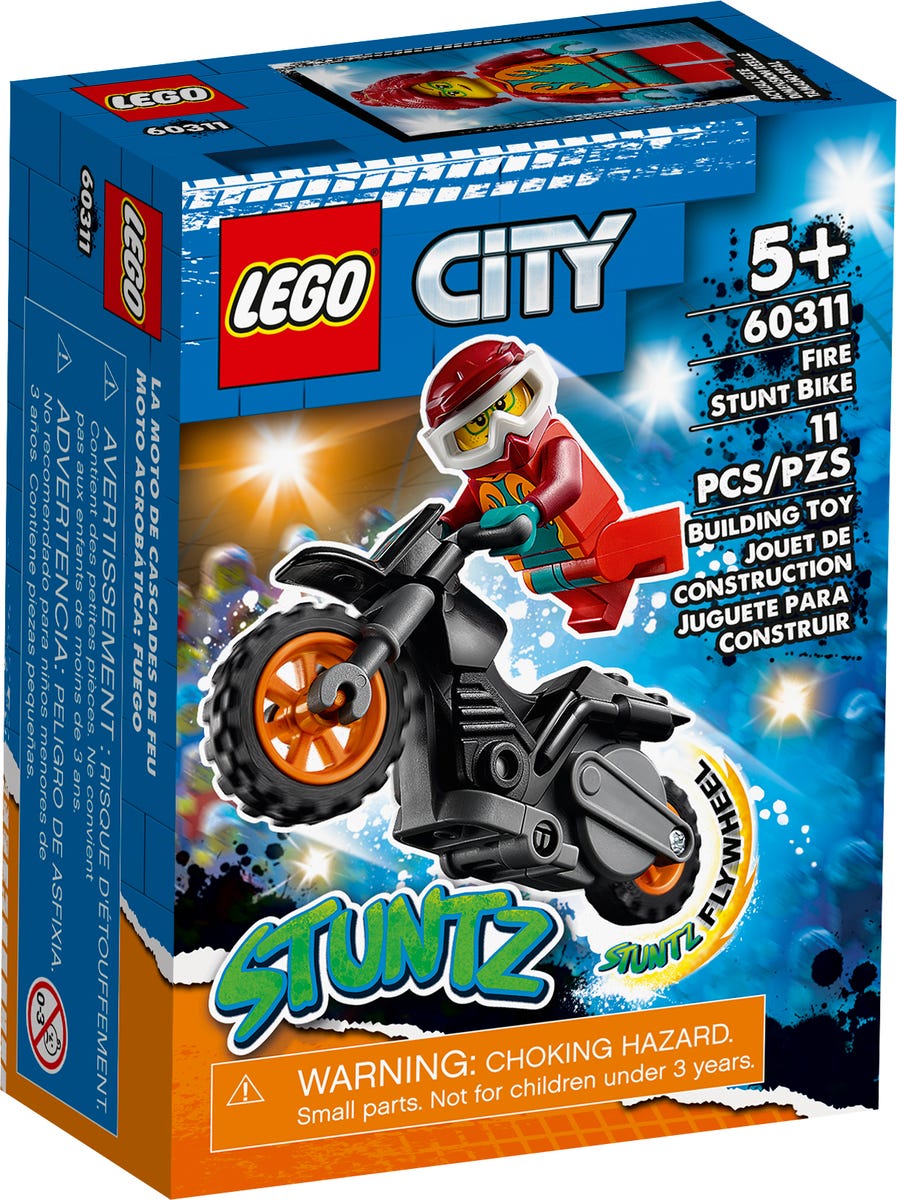 Lego City Mota de Acrobacias dos Bombeiros