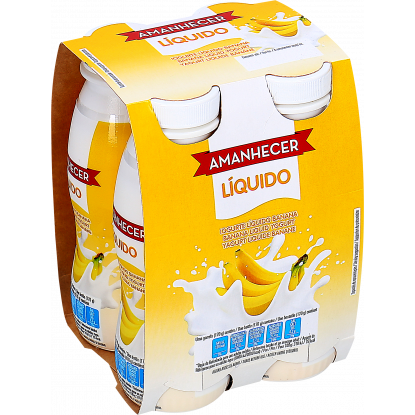 Amanhecer Iogurte Liquido Morango/Banana 170ml