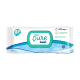 TOALHITAS BEBE PURE DODOT 48UN