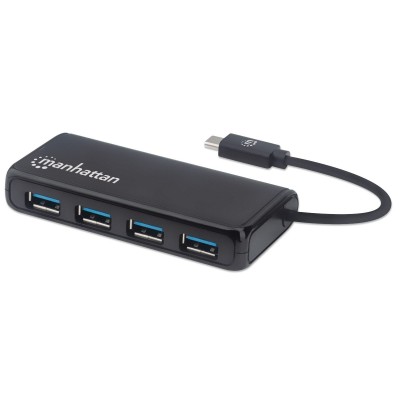 HUB USB-A (3.0) 4xUSB-A máx5 Gbps MANHATTAN