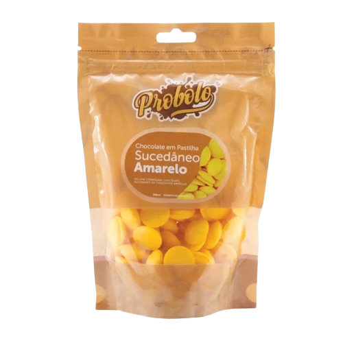 CHOCOLATE PASTILHA AMARELO 250G