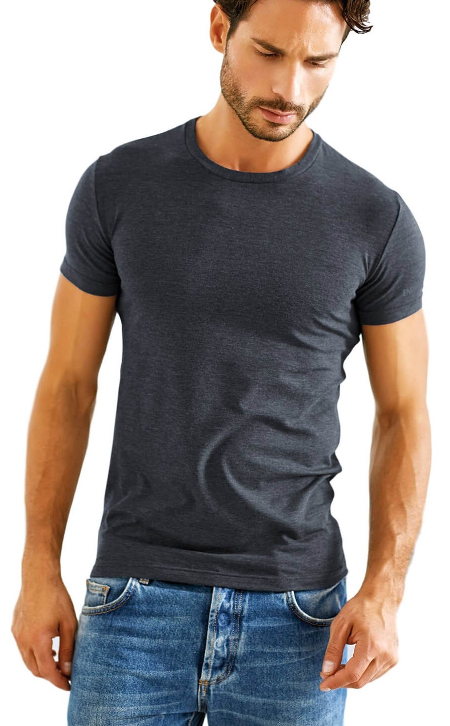 T-SHIRT M/M GIROCOLLO HOMEM