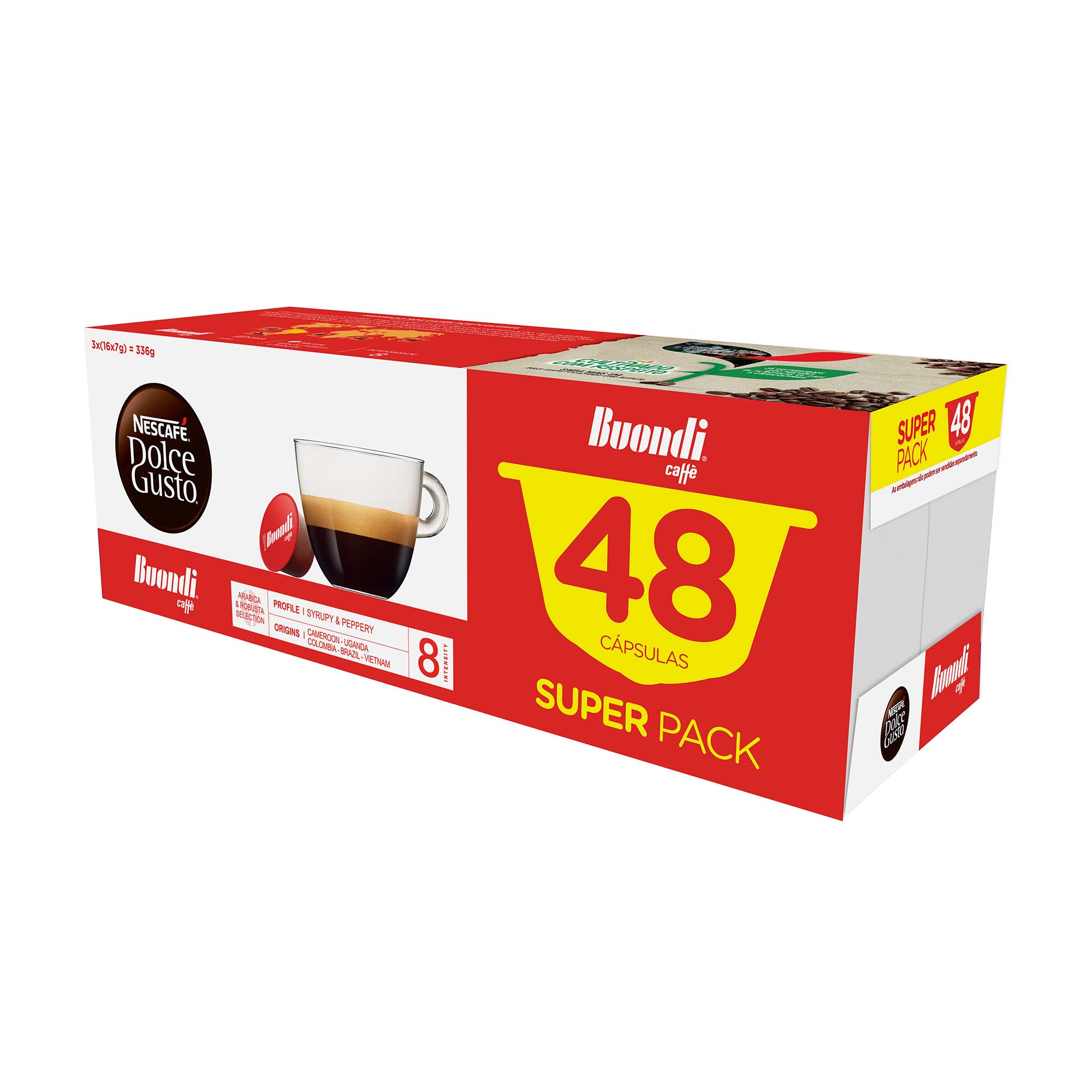 CAFE CAP BUONDI DOLCE GUSTO 3X16UN