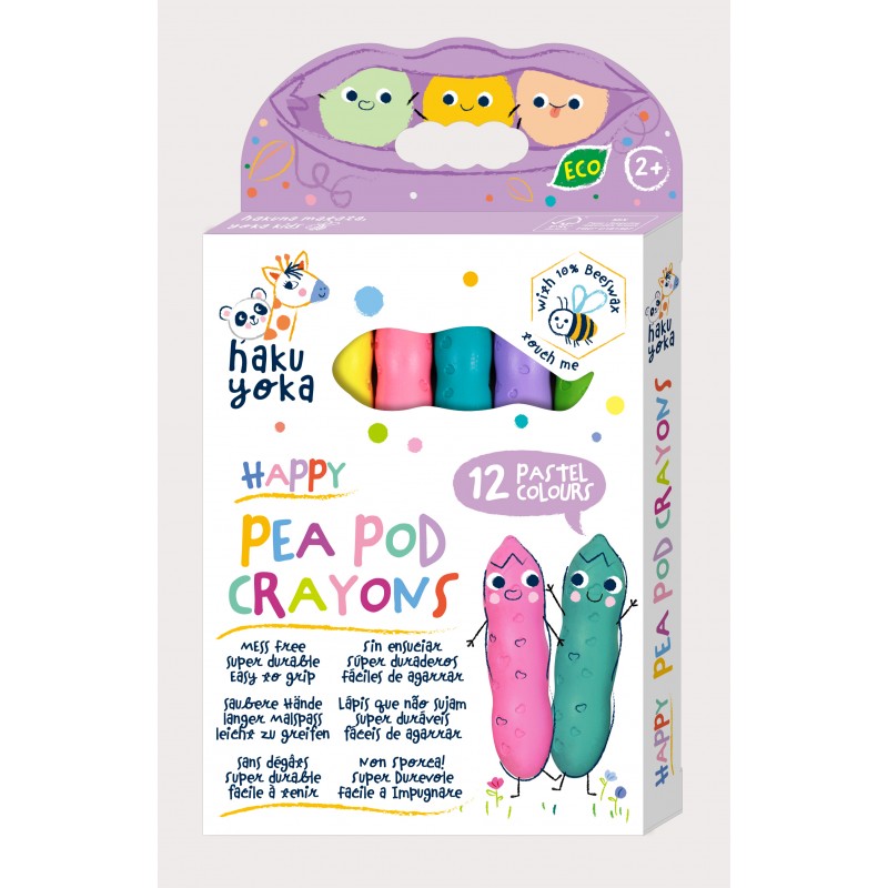  HAPPY PEA POD CRAYONS